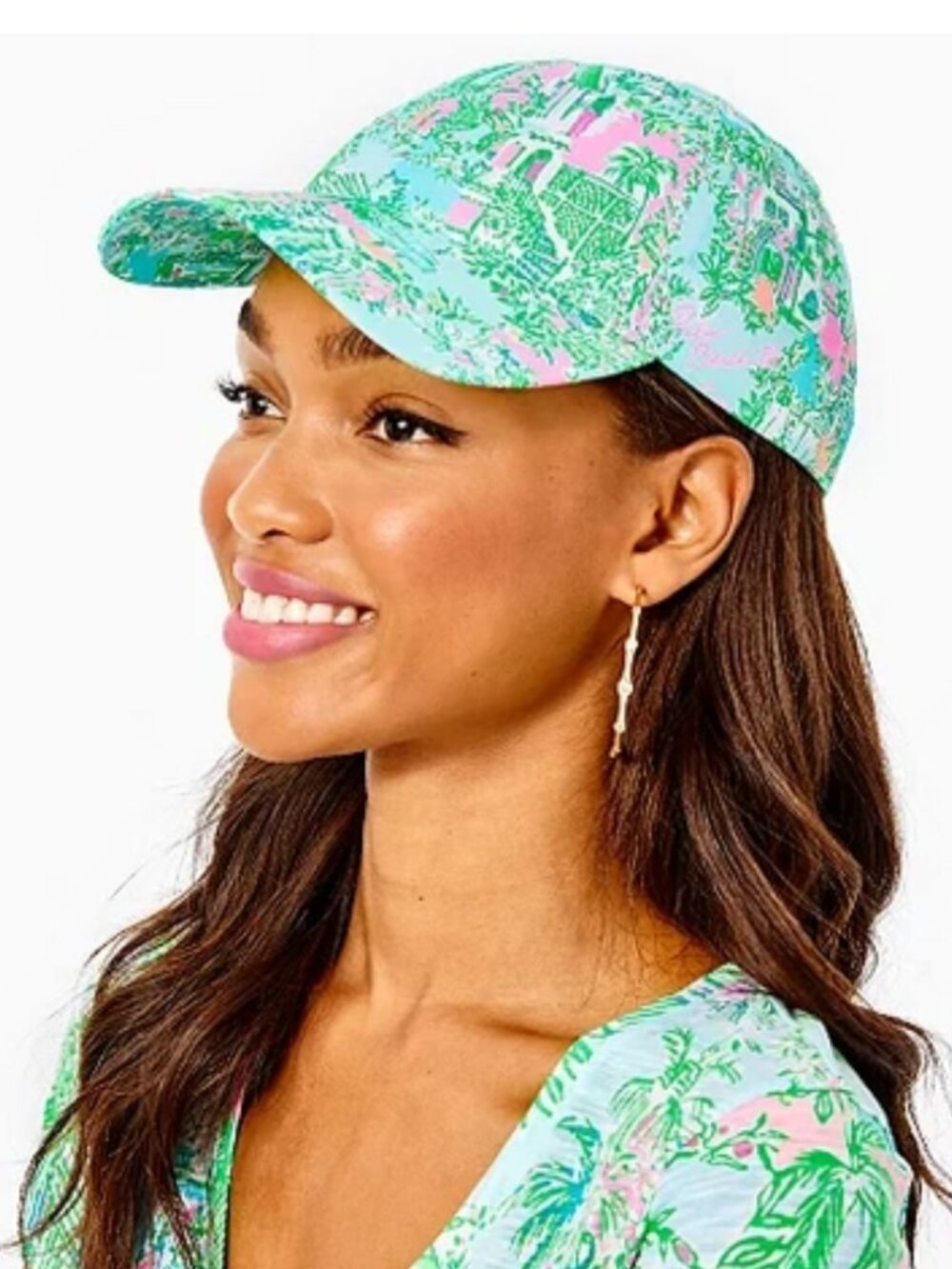 Lilly Pulitzer Run Around Hat in Lilly Loves Palm Beach